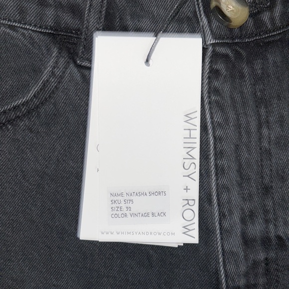 EUC Natasha Short in Vintage Black Wash Jean Shorts Size 32 - Picture 10 of 16